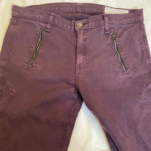 RAG & BONE Men’s Burgundy Jeans Sz 32 - Picture 5 of 11